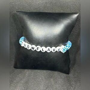 Snowflake (Christmas) Heishi Bracelet